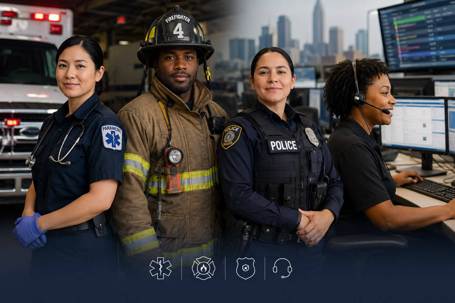 emergency service workers